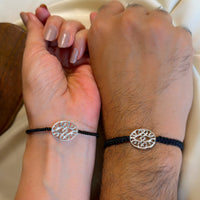 Couple EvilEye Heartline - 92.5 Silver Bracelets