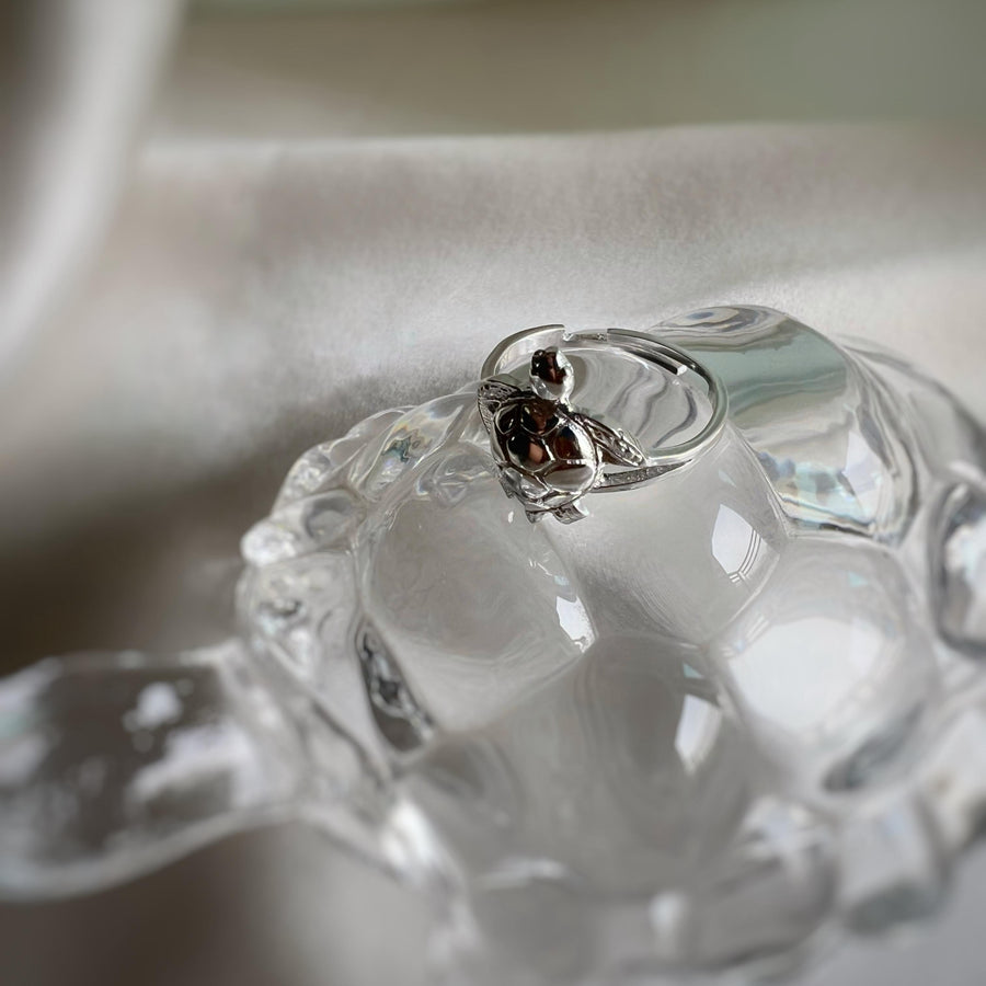 WOMEN - Tortoise Ring 92.5 Silver