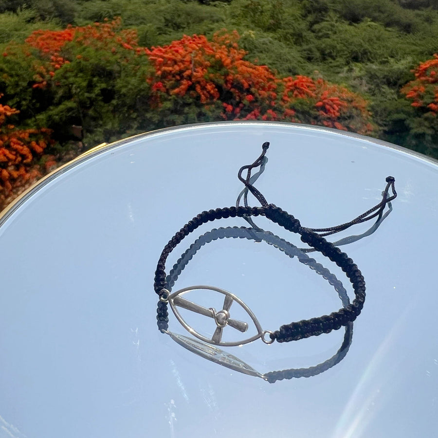 COUPLE - Cross My Heart Bracelets – 92.5 Silver
