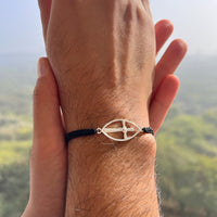 Men - Cross My Heart 92.5 Silver Bracelet