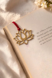 Lotus Charm Bookmark