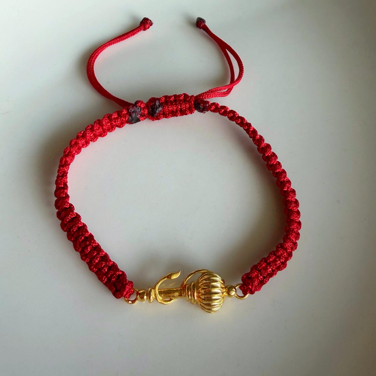 Vayuputra Gada Bracelet - Blessed 22k Gold-plated
