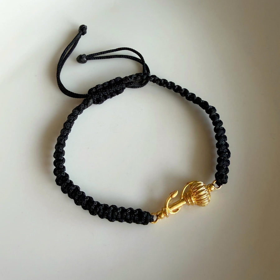 Vayuputra Gada Bracelet - Blessed 22k Gold-plated