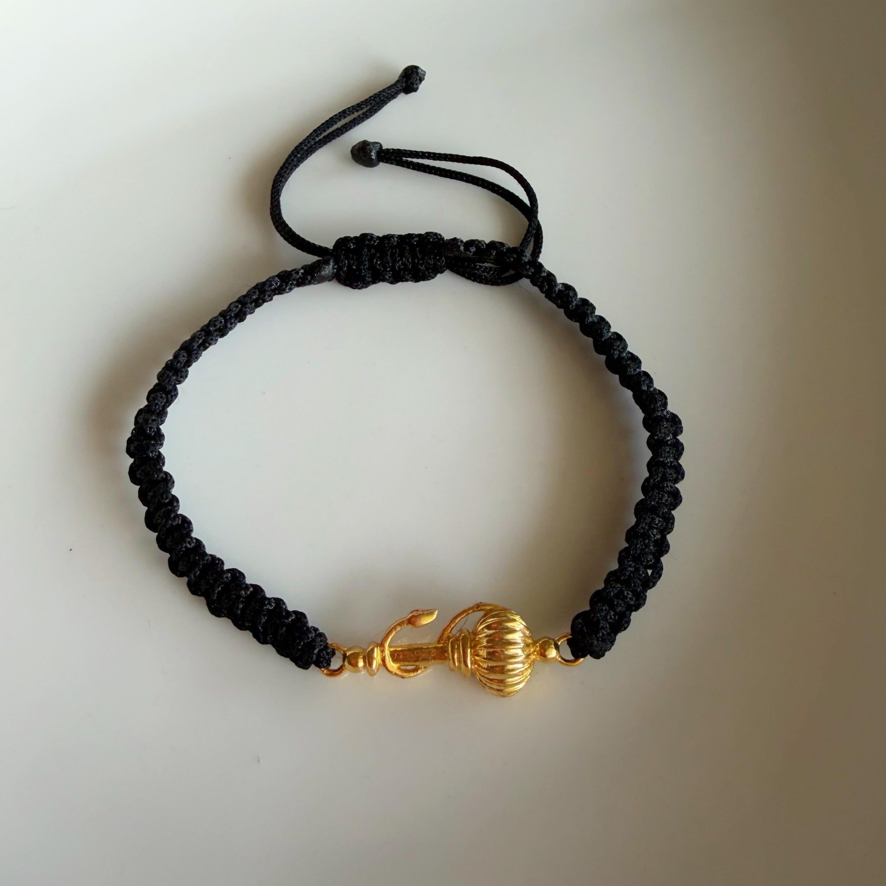 Vayuputra Gada Bracelet - Blessed 22k Gold-plated