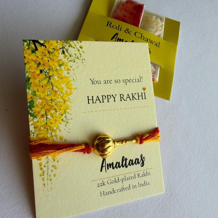 RAKHI – 22K Bajrangbali Gada Gold-plated