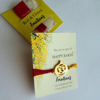 RAKHI -  22K Ek Onkar Gold-plated