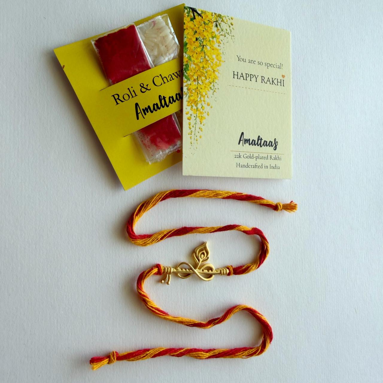 RAKHI – 22K  Forever Thakurji Love Gold-plated