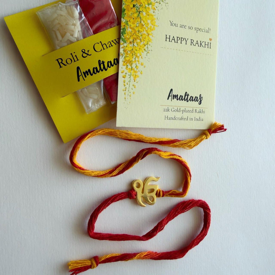 RAKHI – 22K Raab Rakha Gold-plated