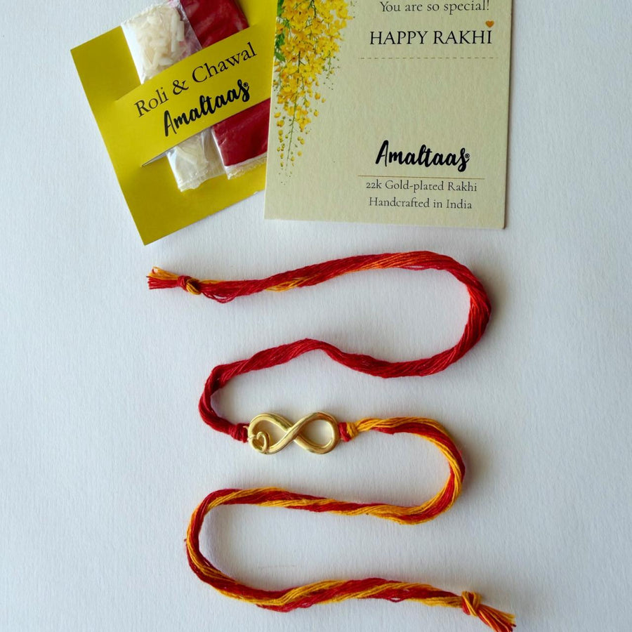 RAKHI -  22K  Infinite Love Gold-plated