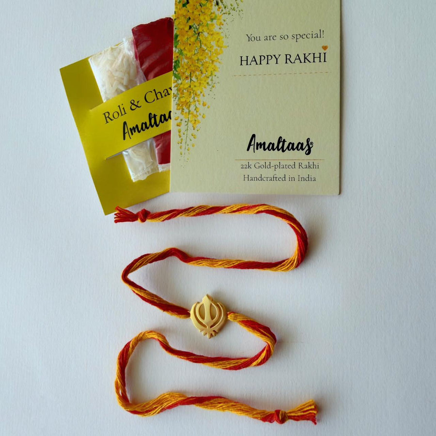 RAKHI – 22K Khanda Gold-plated