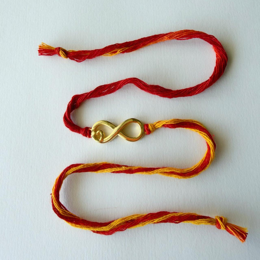 RAKHI -  22K  Infinite Love Gold-plated