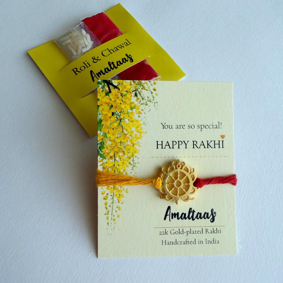 RAKHI – 22K Sudarshan Chakra Gold-plated