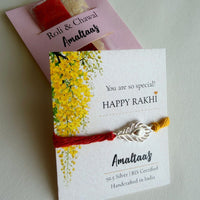 SILVER RAKHI  - Kanha Morpankh 92.5 Silver