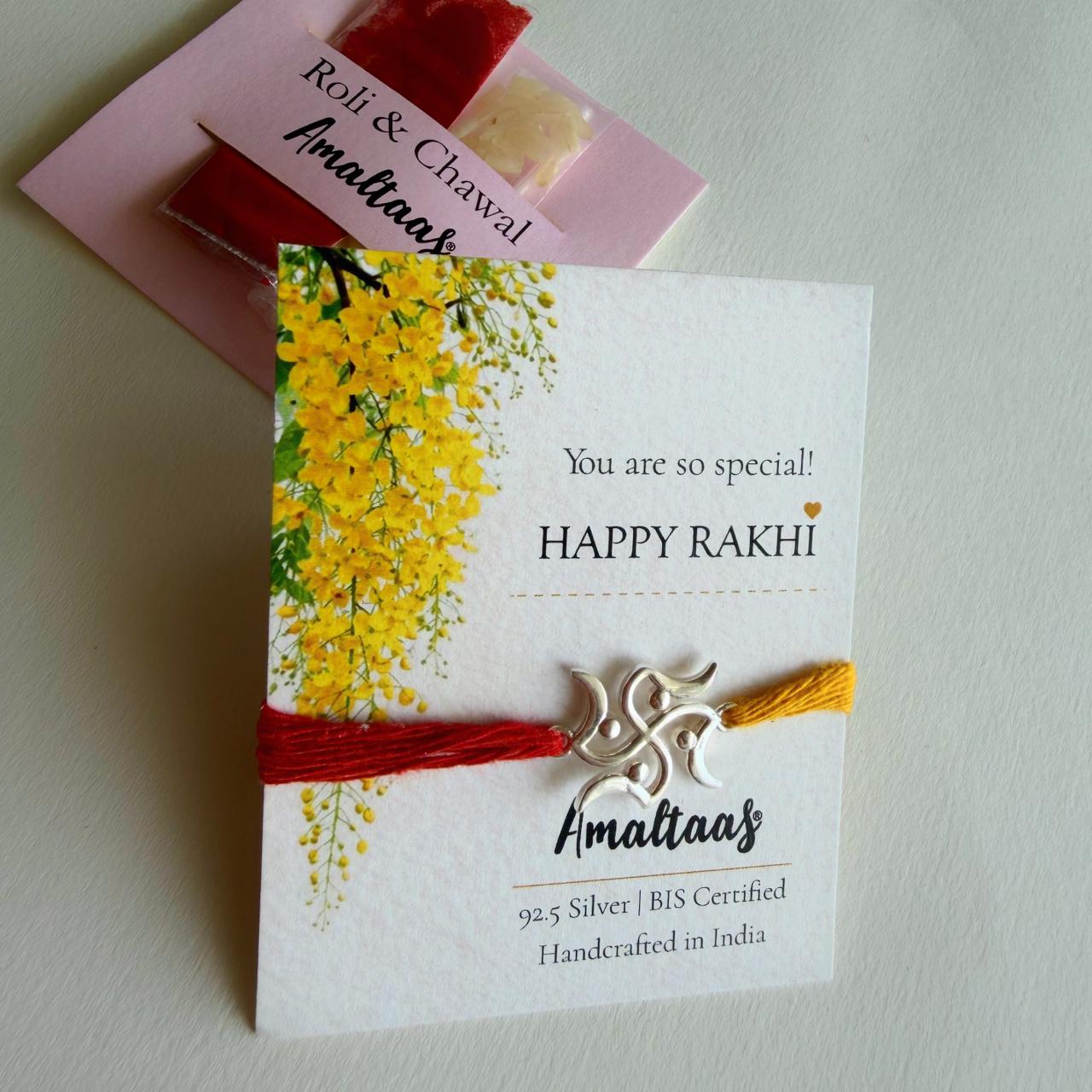 SILVER RAKHI – Swastik 92.5 Silver