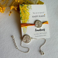 COMBO RAKHI - Tree of Life 92.5 Silver Rakhi For Bhai & Bhabhi