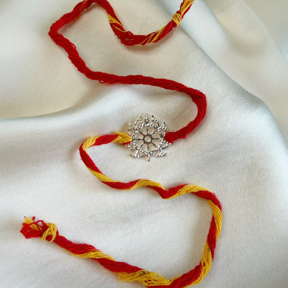 SILVER RAKHI - Jagannath Ji Sudarshan 92.5 Silver