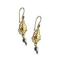 Morpankh Pearl Danglers Earrings