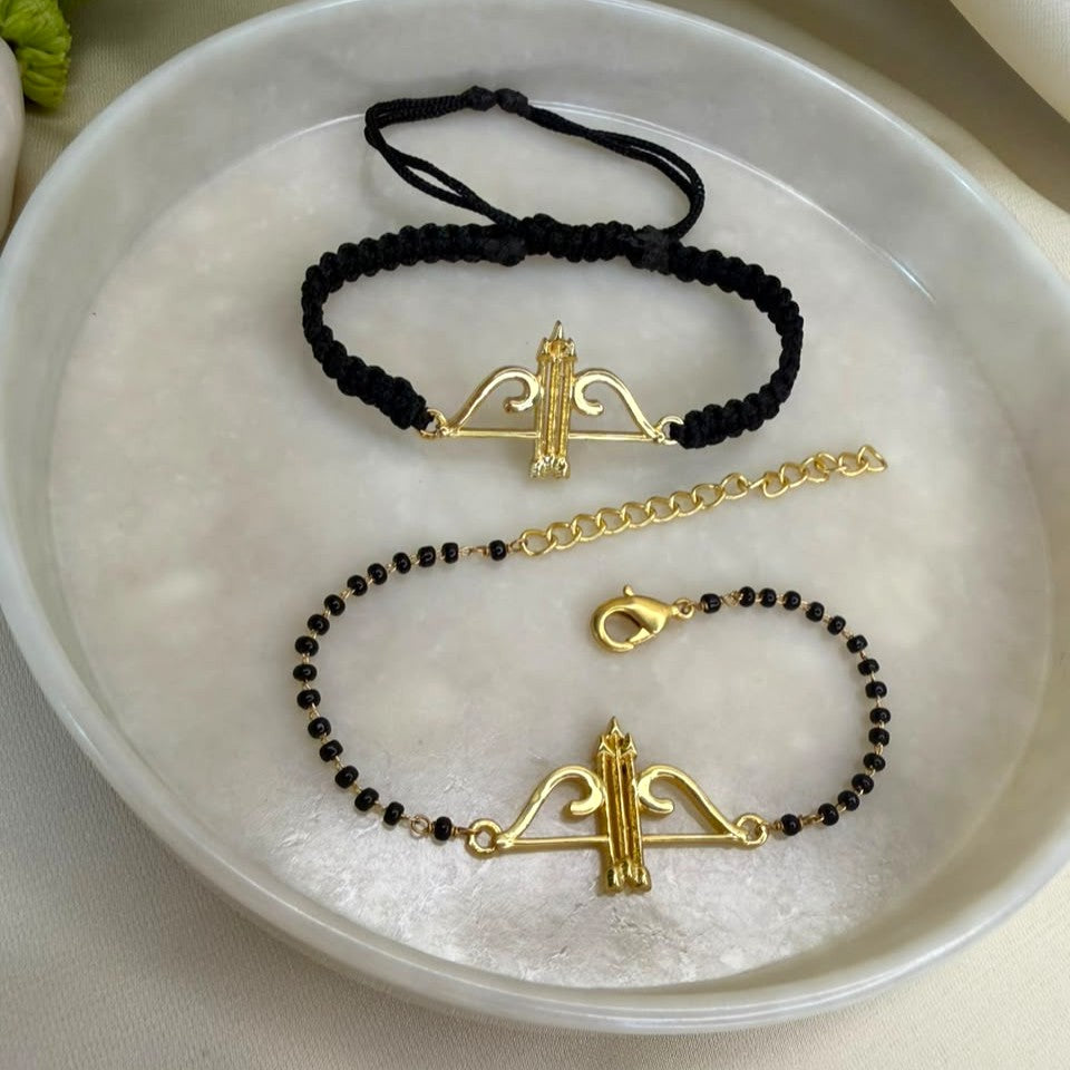 Couple Shyam Ji 22k Gold-plated Bracelet