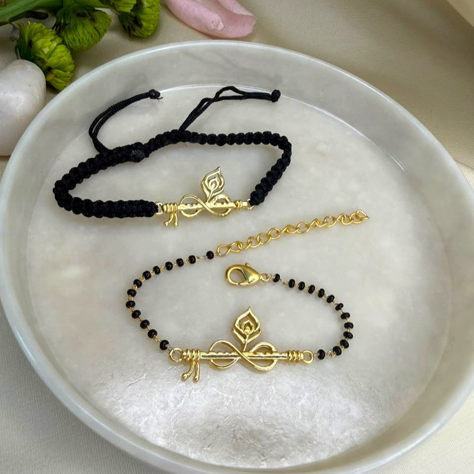 Couple Forever Thakurji Love 22k Gold-plated Bracelet