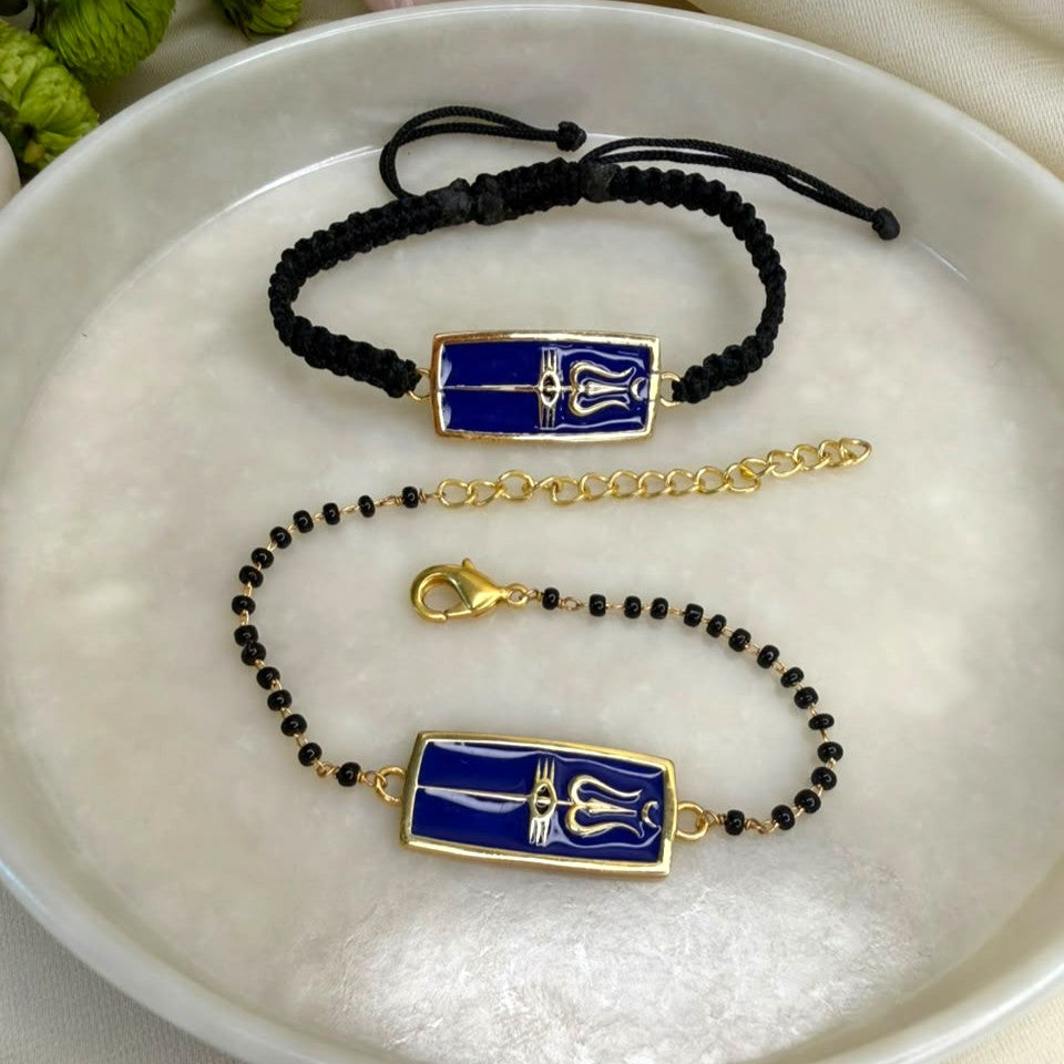 Couple Neelkanth 22k Gold-plated Bracelet
