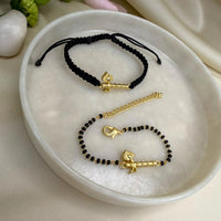 Couple Thakurji Bansuri 22k Gold-plated Bracelet