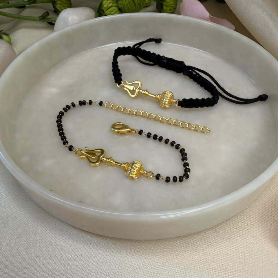 Pre-order - Couple Shivastra 22k Gold-plated Bracelet