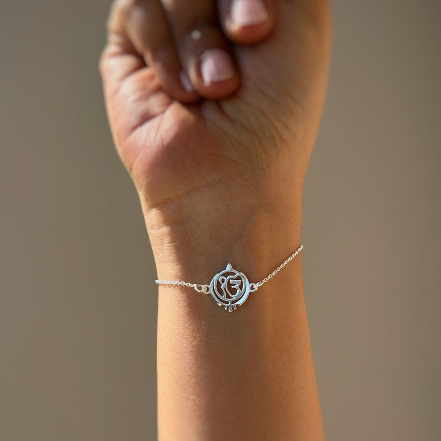 WOMEN - Ek Onkar Kripa Chain 92.5 Silver Bracelet