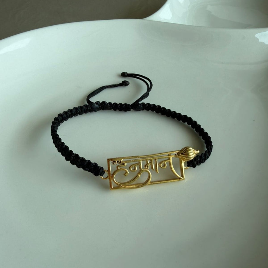Jai Hanuman Bracelet - Blessed 22k Gold-plated