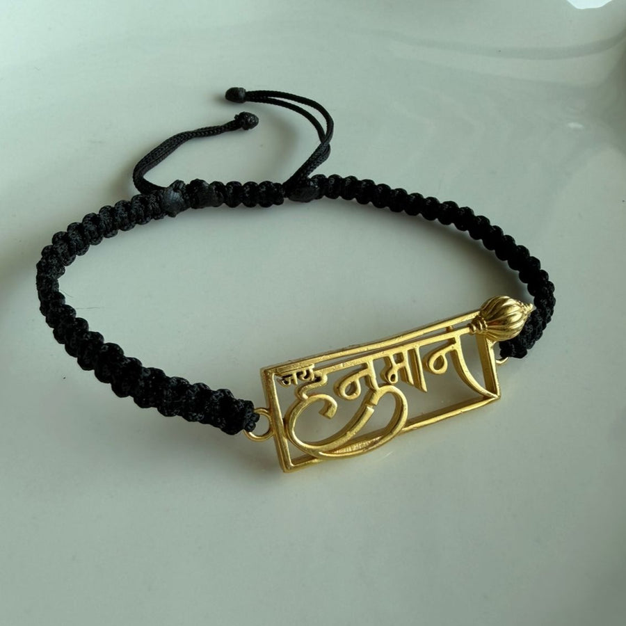 Jai Hanuman Bracelet - Blessed 22k Gold-plated