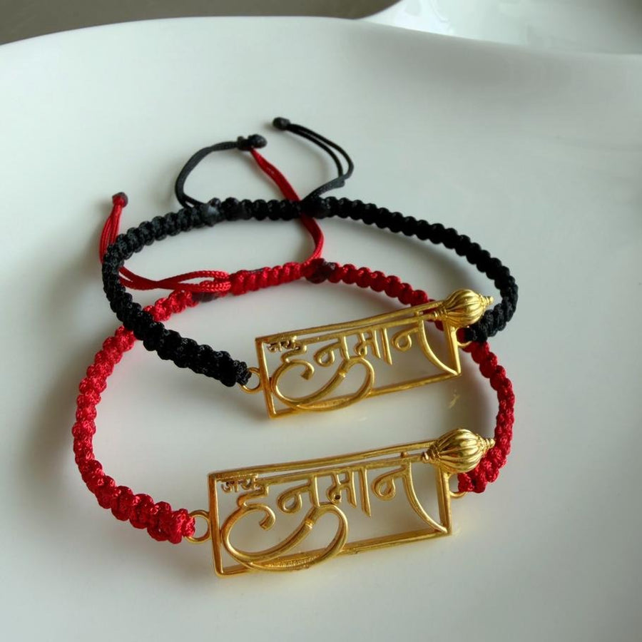 Jai Hanuman Bracelet - Blessed 22k Gold-plated