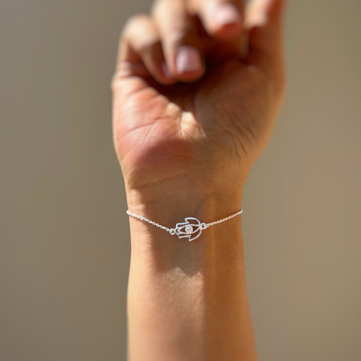 Women - Hamsa 92.5 Silver Bracelet