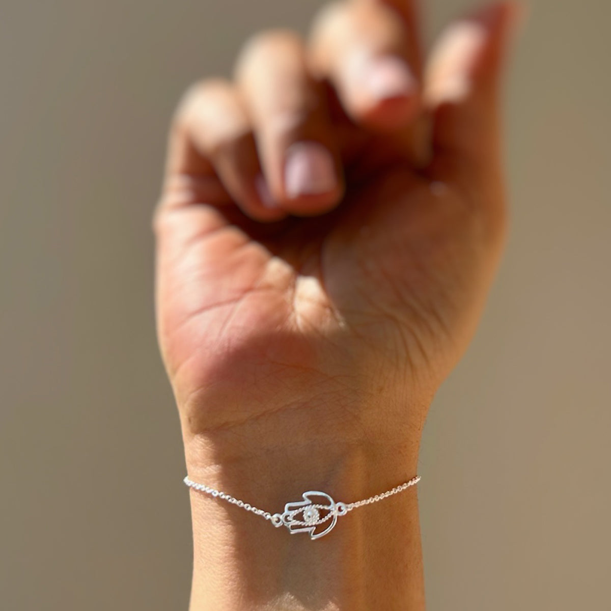 Women - Hamsa 92.5 Silver Bracelet