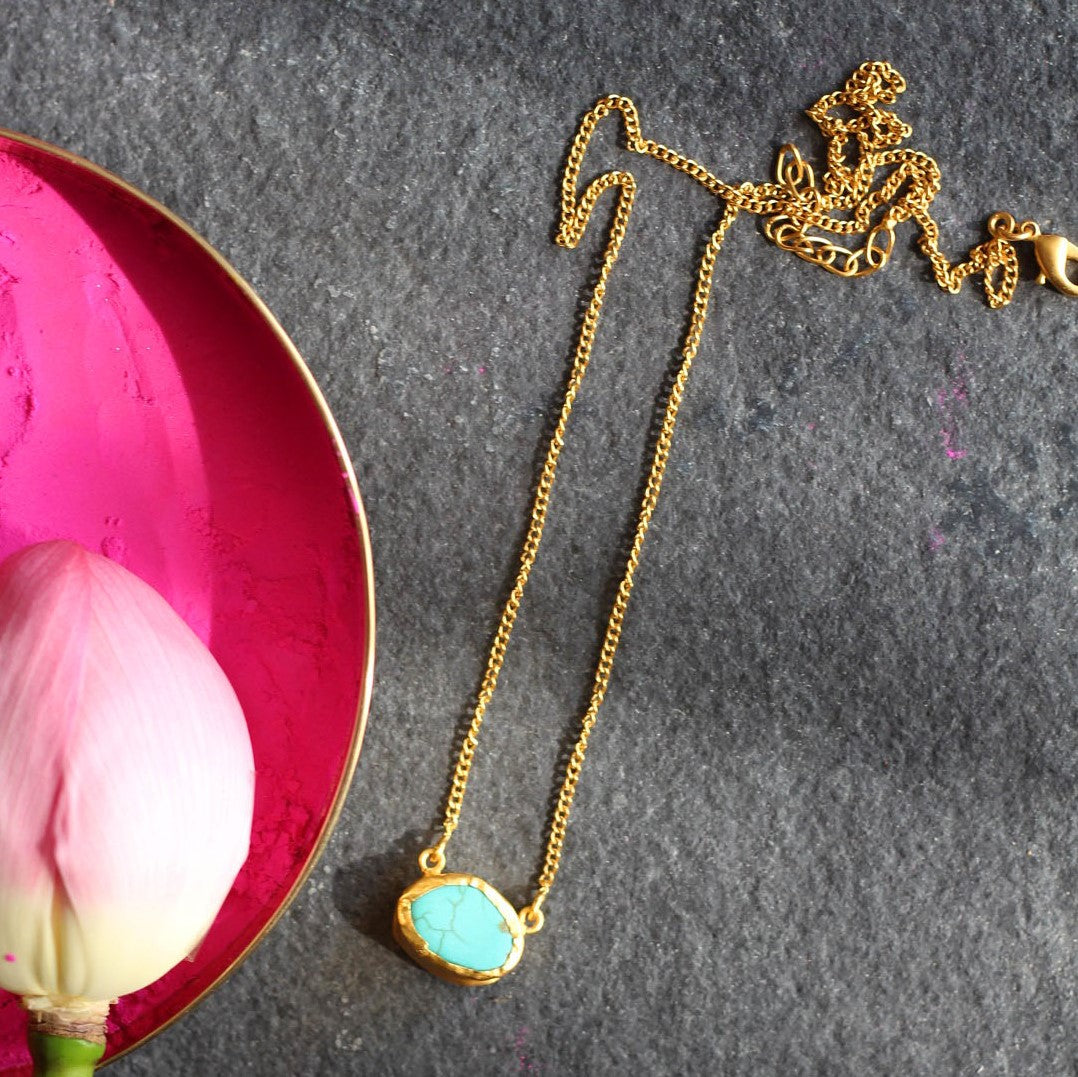 Blue Turquoise Necklace