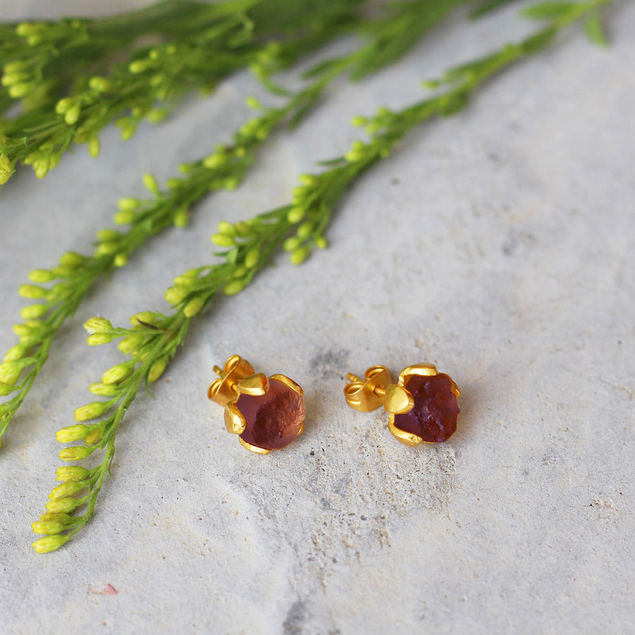 Stunning Stud Amethyst