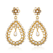 92.5 Silver Dress Up Doll Earring ( with 18k Gold Plated)