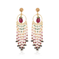 Dazzling Round Rainbow Drops