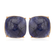 Blue Sapphire Mountain Top Stud