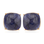 Blue Sapphire Mountain Top Stud