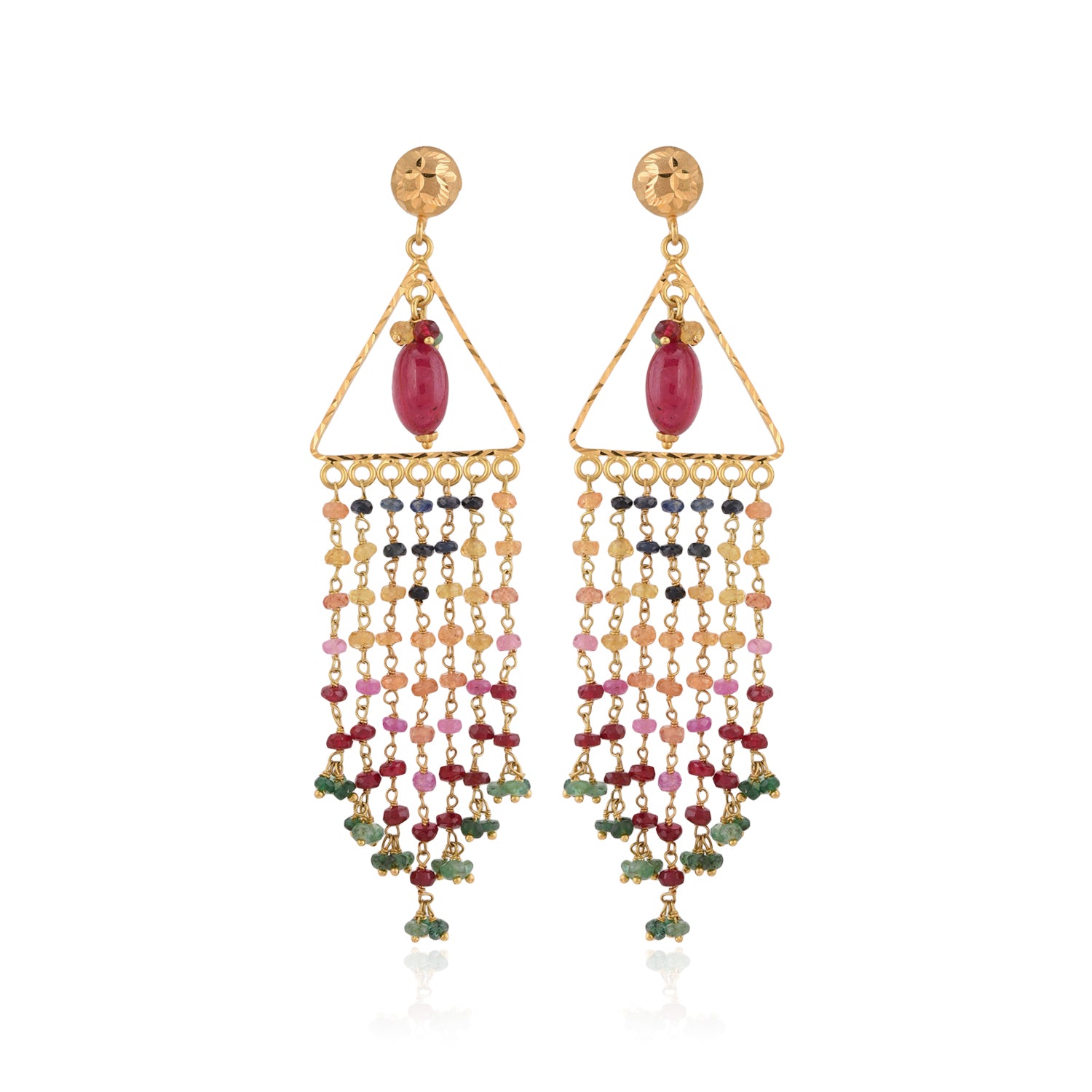 Dazzling Triangle Rainbow Drops