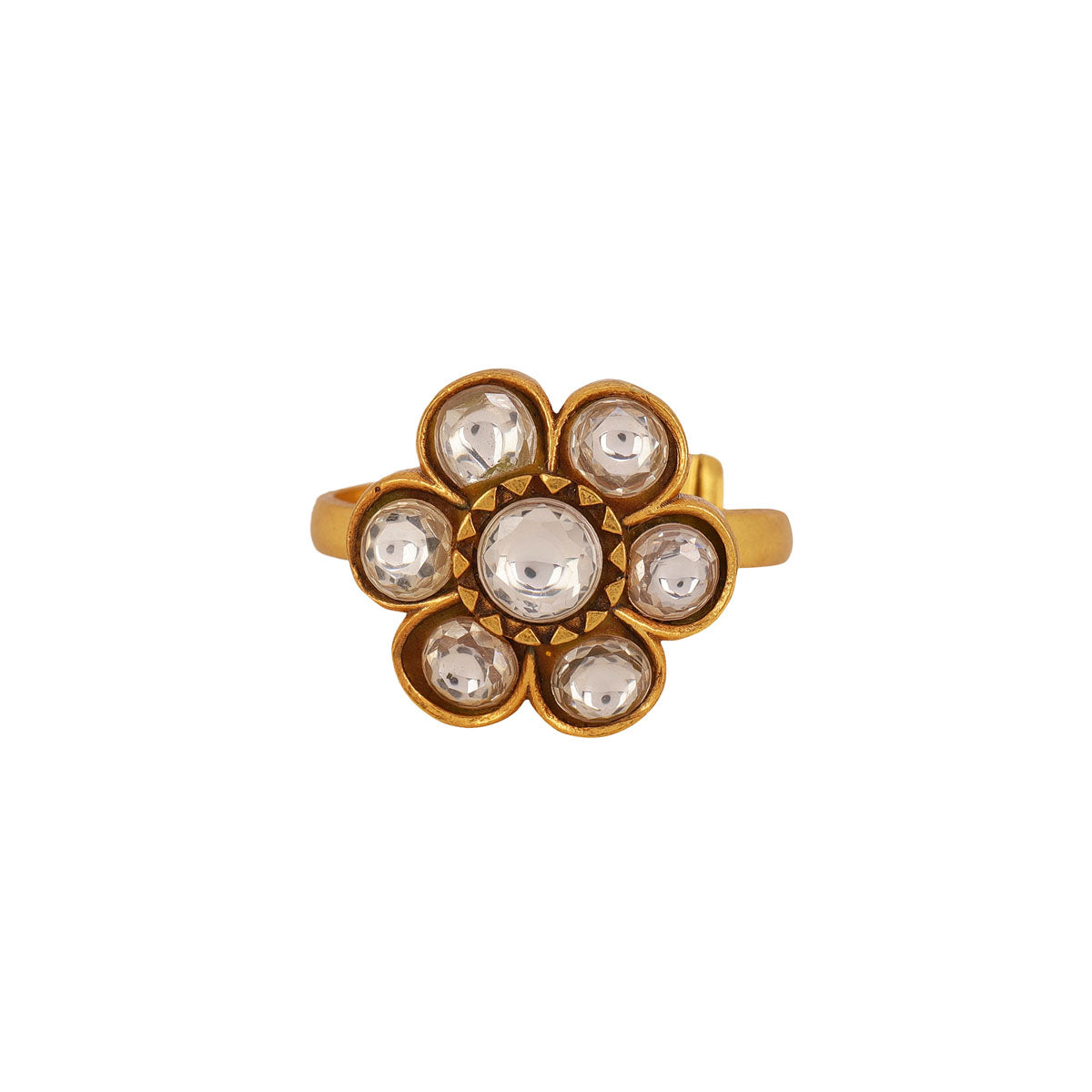 Champa Polki Ring