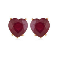 Heart Wants Ruby Stud