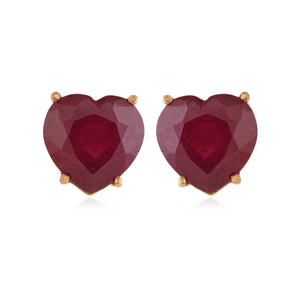 Heart Wants Ruby Stud