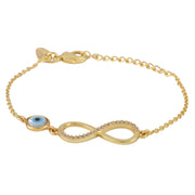Infinity Evileye (MOP) Bracelet