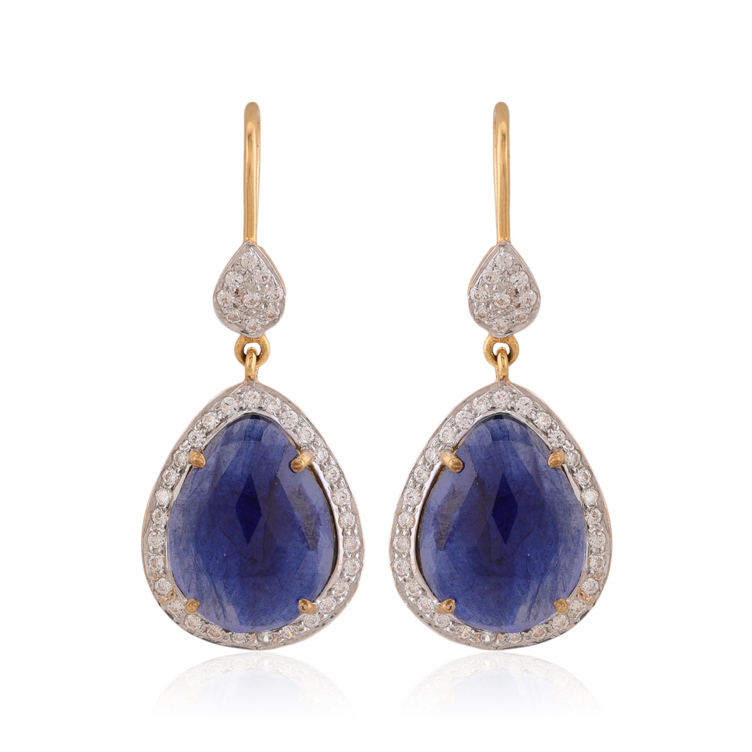 Blue Sapphire Sparkles All Around