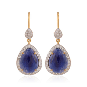 Blue Sapphire Sparkles All Around