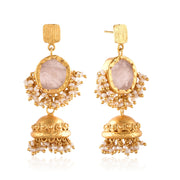 Indian Jhumki RoseQuartz