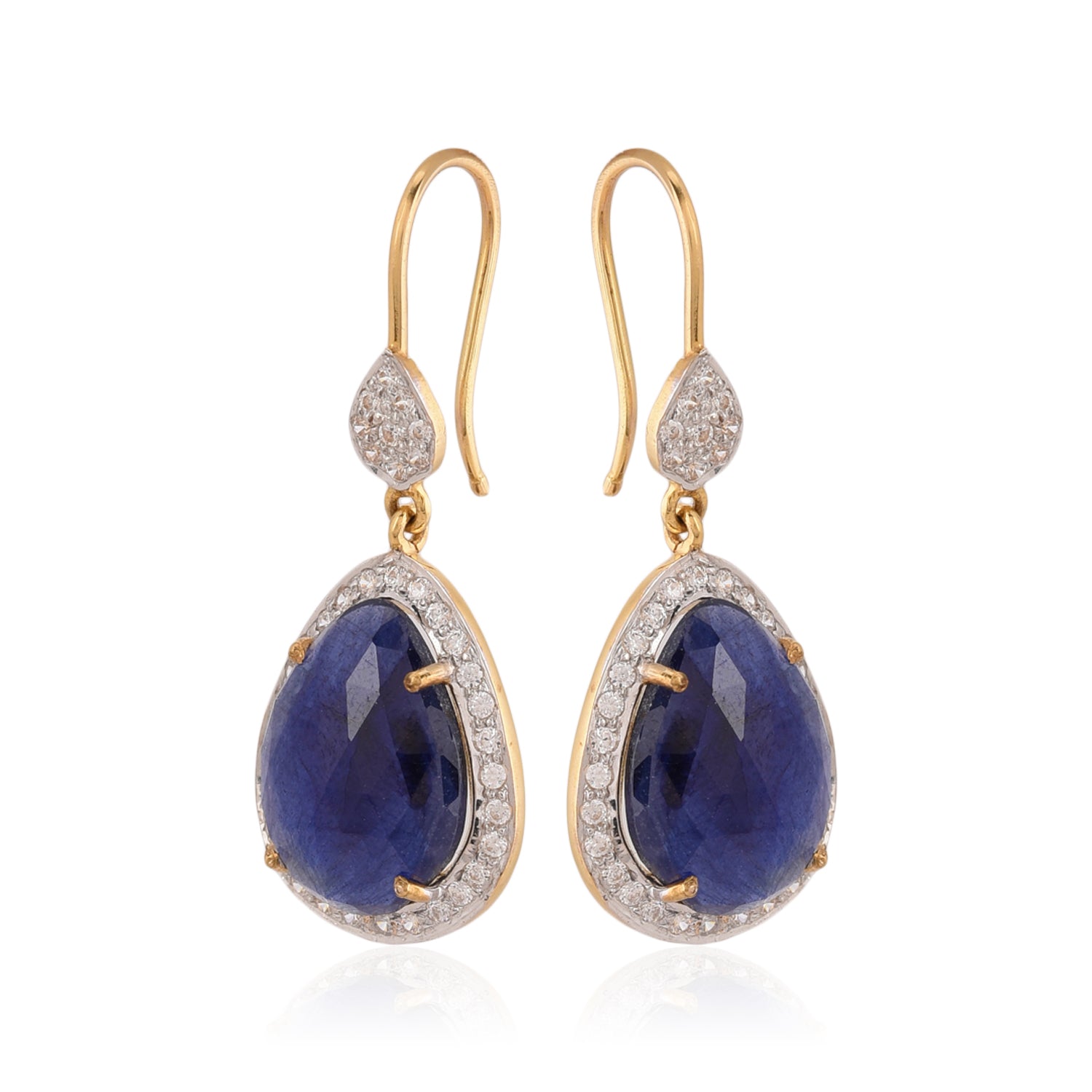 Blue Sapphire Sparkles All Around