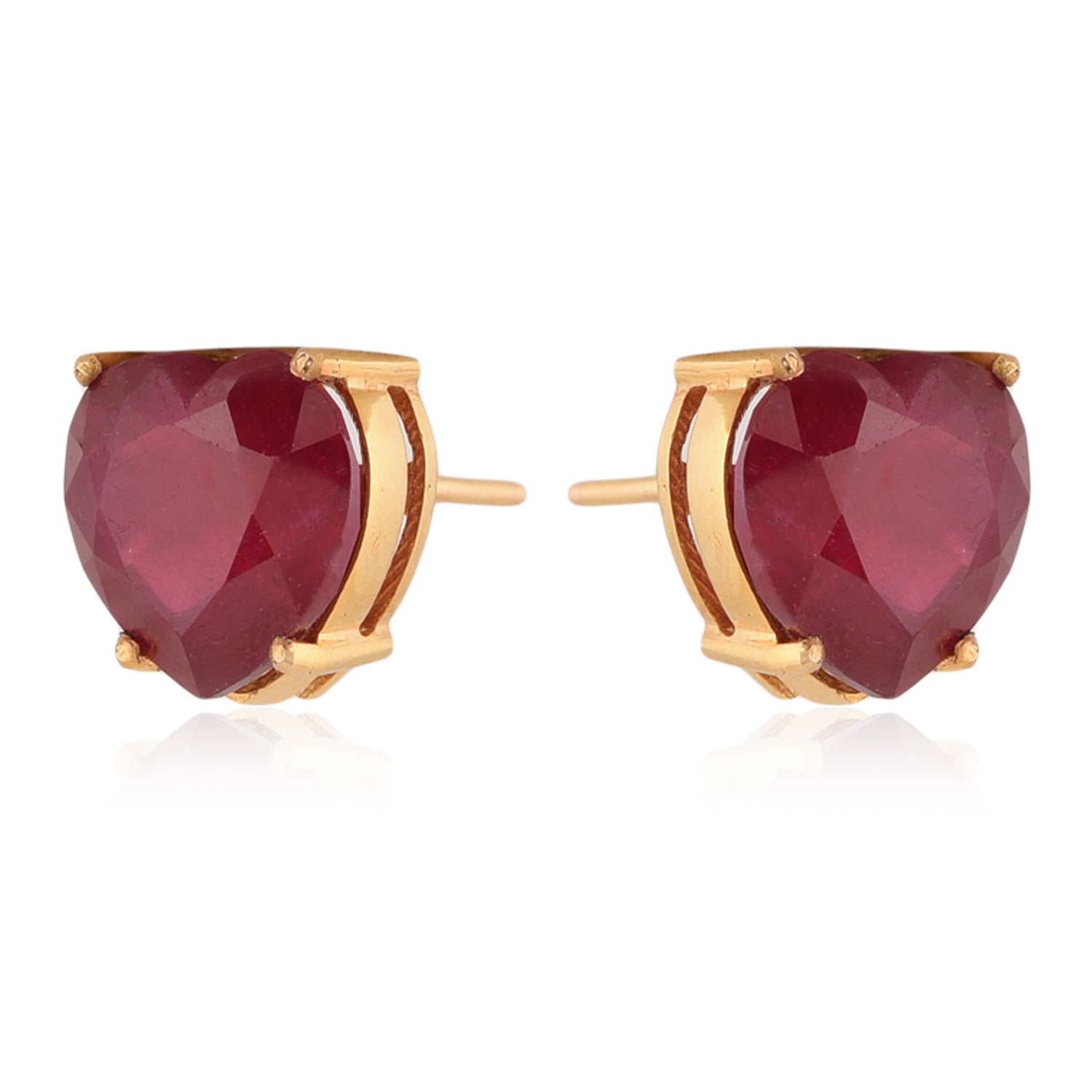 Heart Wants Ruby Stud