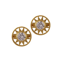 Sun Swarovski Studs