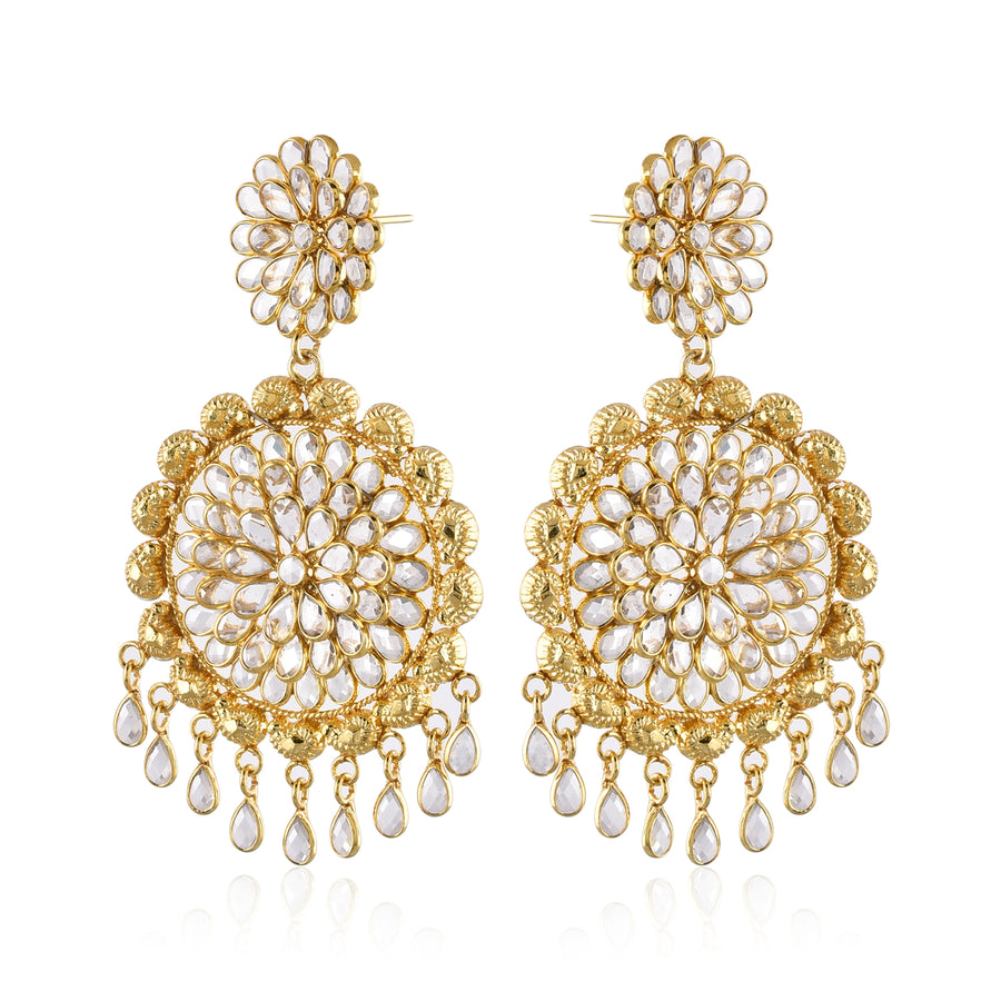 92.5 Silver Flower Power (with 18k gold-plating )